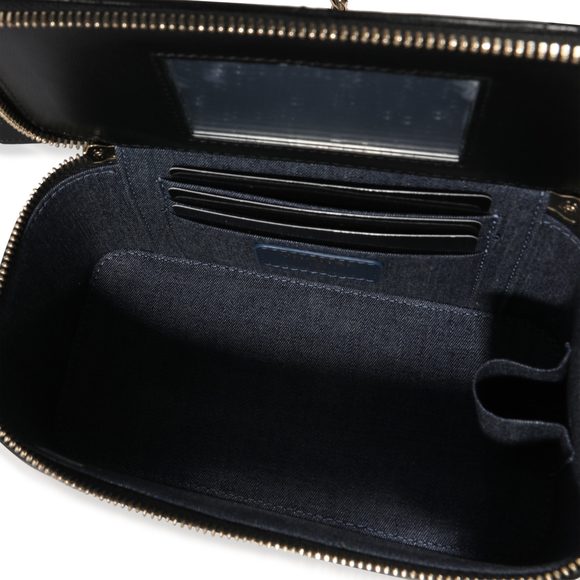Chanel Black Quilted Lambskin Elegant Chain Vanity Bag - Picture 7 of 7